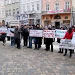 Акція протесту проти трансфортної реформи у Львові 17 січня 2012 року на площі Ринок Акція протесту проти трансфортної реформи у Львові 17 січня 2012 року на площі Ринок