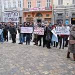 Акція протесту проти трансфортної реформи у Львові 17 січня 2012 року на площі Ринок Акція протесту проти трансфортної реформи у Львові 17 січня 2012 року на площі Ринок