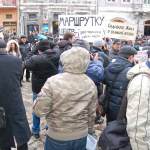 Акція протесту проти трансфортної реформи у Львові 17 січня 2012 року на площі Ринок Акція протесту проти трансфортної реформи у Львові 17 січня 2012 року на площі Ринок