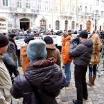 Акція протесту проти трансфортної реформи у Львові 17 січня 2012 року на площі Ринок Акція протесту проти трансфортної реформи у Львові 17 січня 2012 року на площі Ринок
