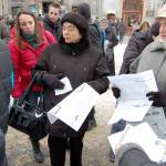 Акція протесту проти трансфортної реформи у Львові 17 січня 2012 року на площі Ринок Акція протесту проти трансфортної реформи у Львові 17 січня 2012 року на площі Ринок