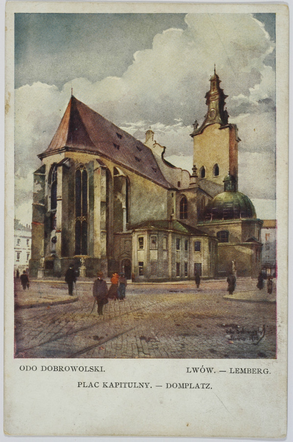 Одо Добровольський. Площа Катедральна, 1910