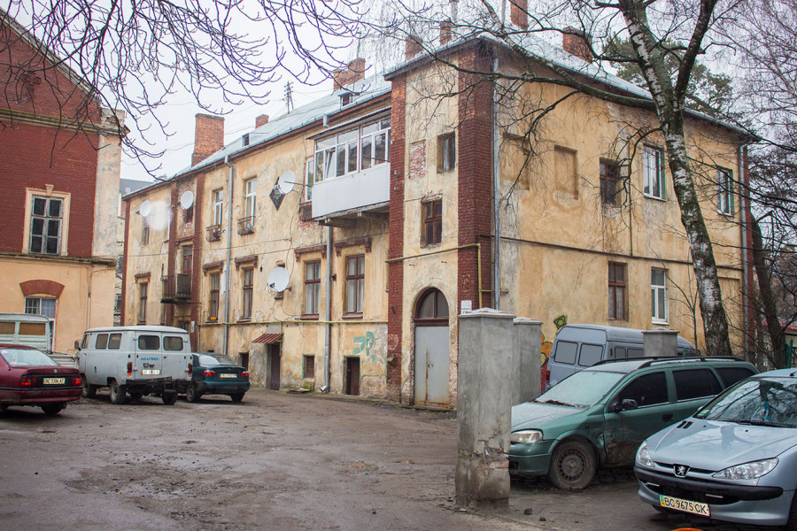 На території фабрики Левинського у наші дні, фото 2015 року