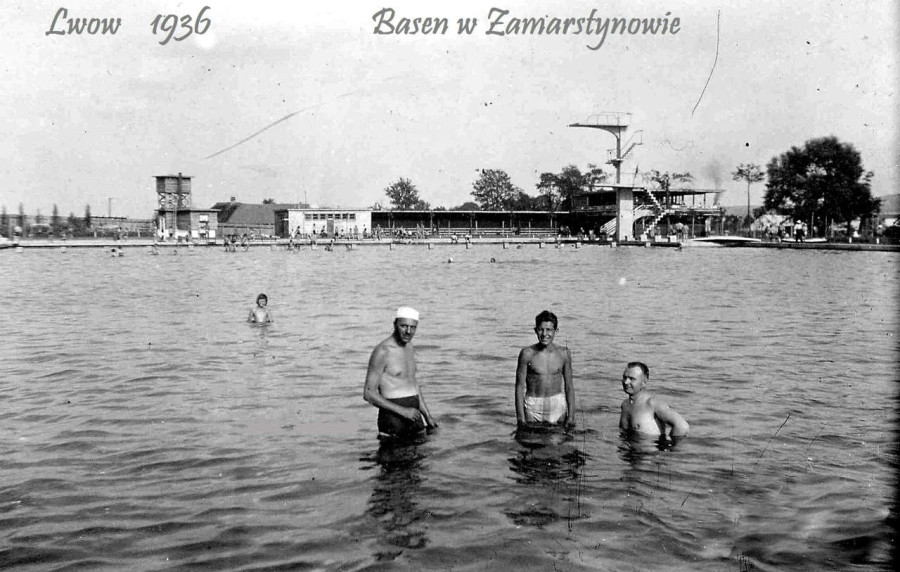 Басейн на Замарстинові, фото 1936 року