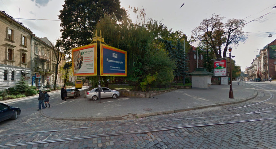 Місце, де встановлять пам’ятник о. Михайлу Вербицькому