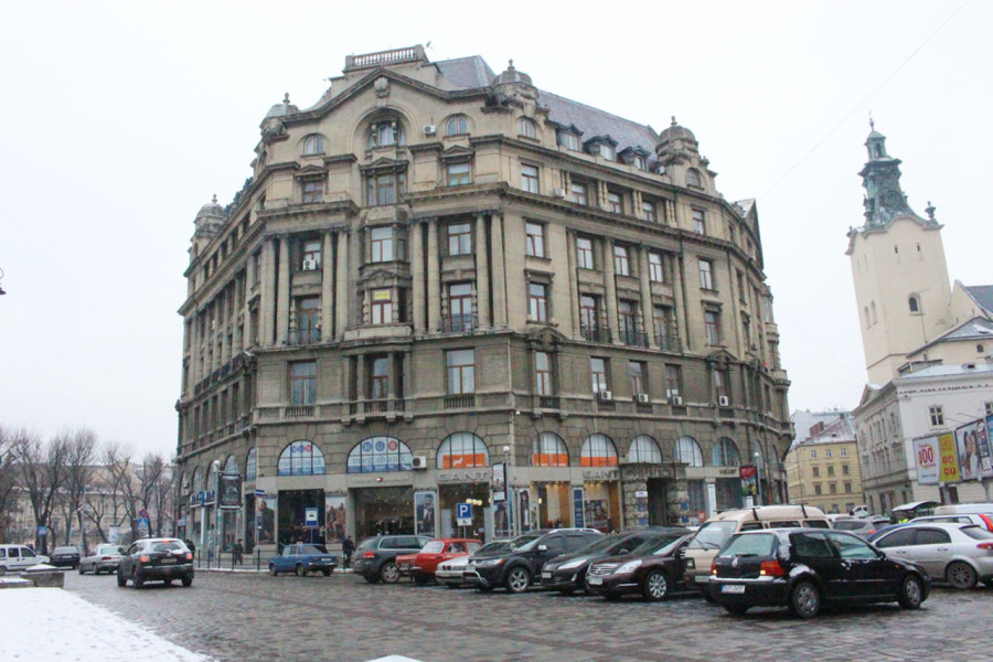 Сучасний вигляд ділянки з будинком Шпрехера, фото 2015 року