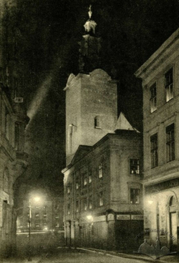 Вид на Катедру і вул. Театральну з пл. Марійської, 1930 - ті рр.