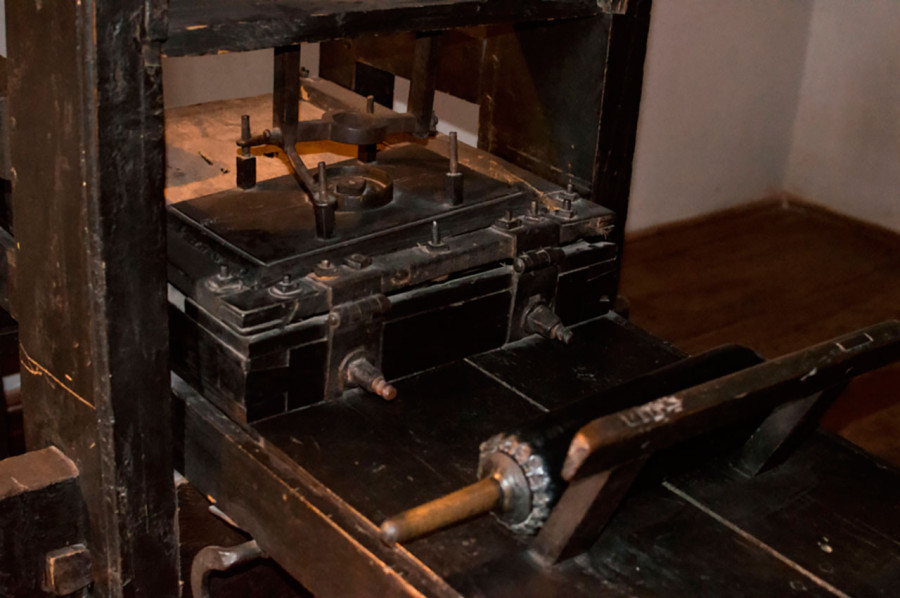 Друкарський верстат XVII століття