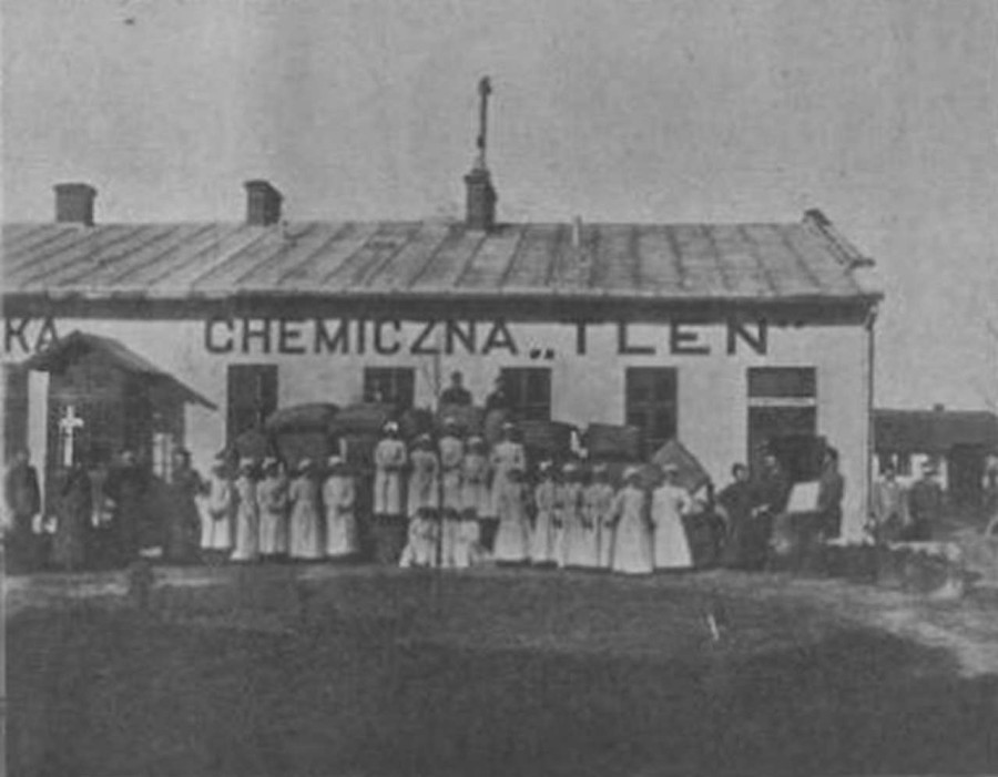 Хіміко - фармацевтична фабрика "Тлен", фото 1902 року