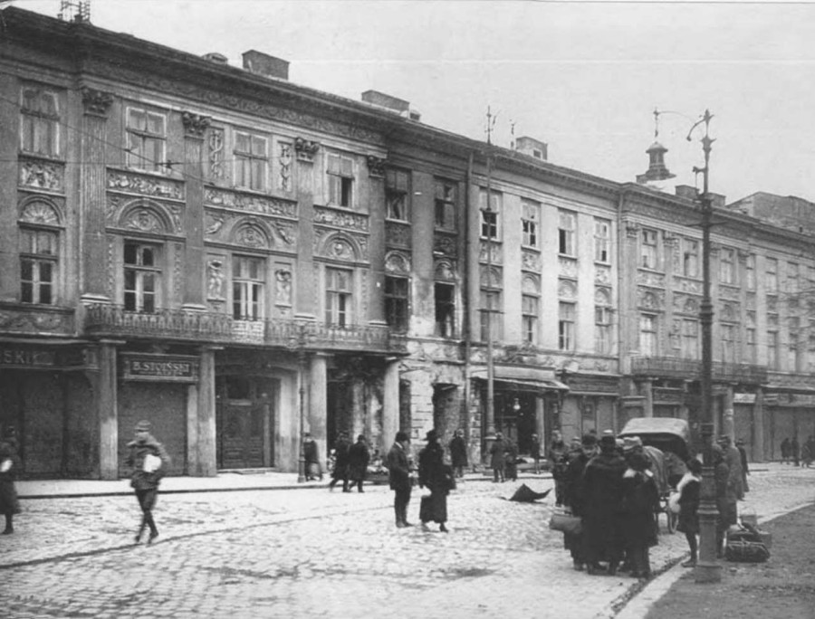 Вул. Кароля Людвіка ( нині пр-т Свободи ), 1918 рік