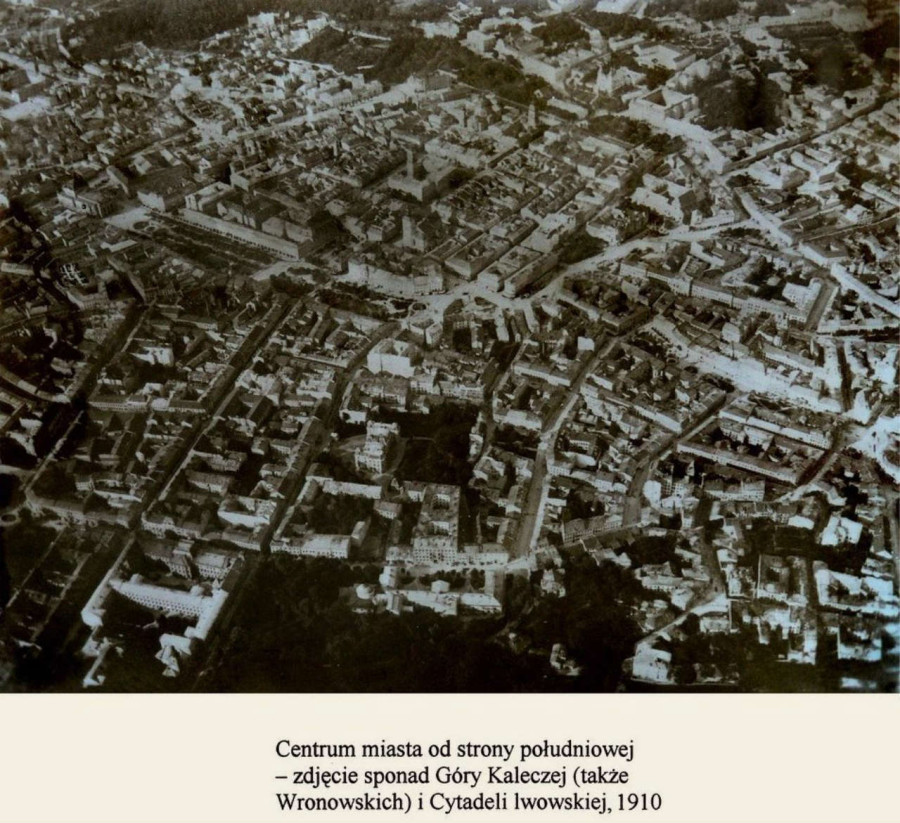 Одна з перших аеросвітлин Львова, 1910 рік