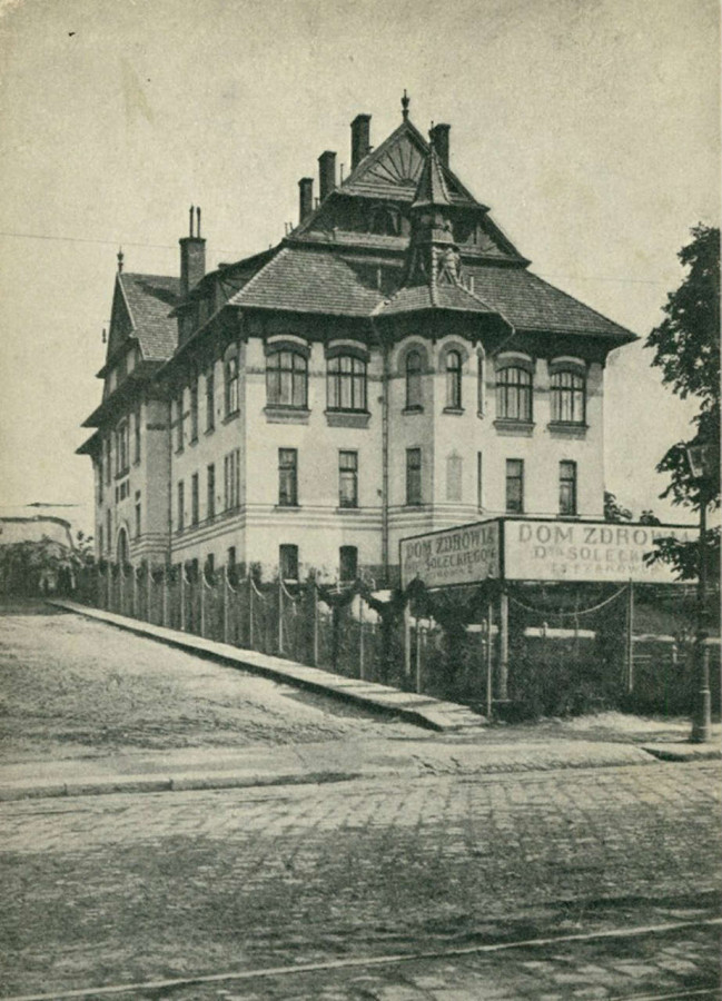 Лічниця Солецького на Личакові, фото 1912 року