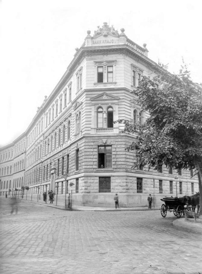 Банк Крайовий у Львові. Фото кін. XIX ст.