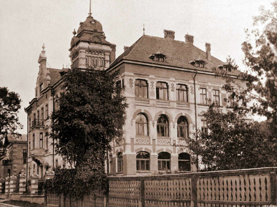 Давня вілла Віксля. Фото 1904 року