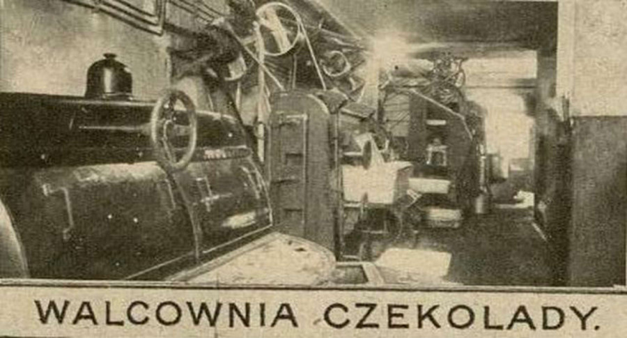 Шоколадний цех "Бранки". Фото 1925 року