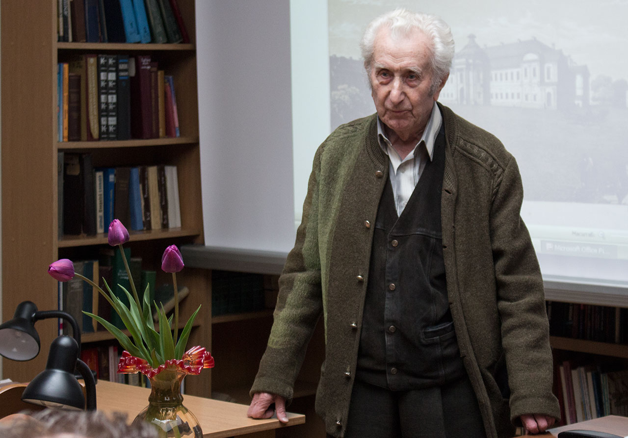 Степан Павлович Костюк на презентації мистецького видання „Наполеон Орда і Україна”