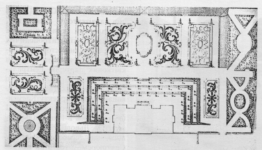 План впорядкування митрополичих садів Клеменса Фесінгера, 1771 рік
