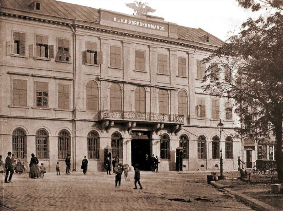 Генеральна команда військового керівництва Галичини. Фото 1904 року