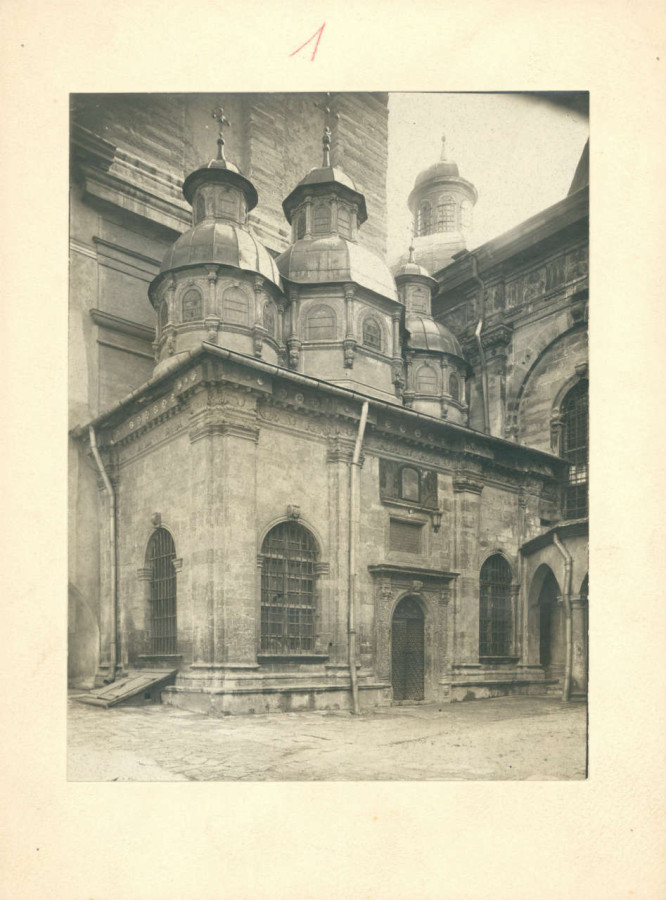 Загальний вигляд каплиці. Фото Косцєші-Яворського. 1916 рік