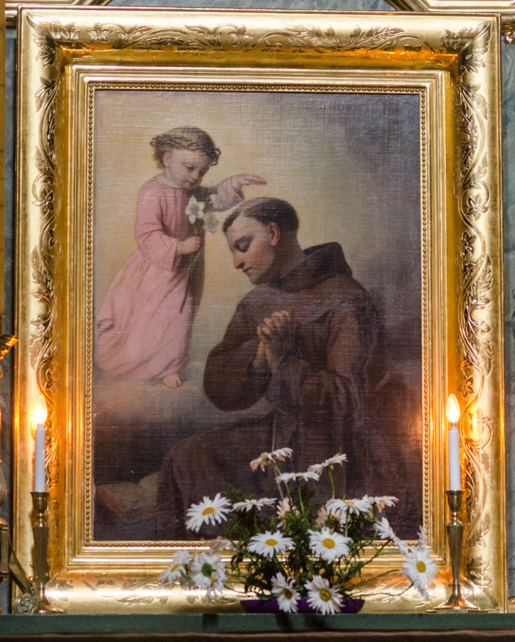 Образ Святого Антонія в каплиці Латинської Катедри