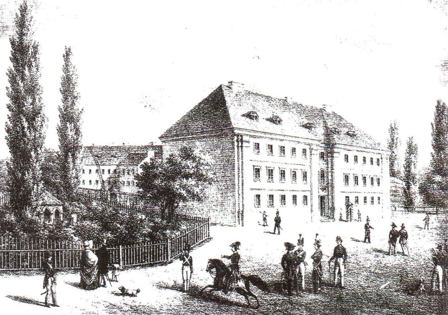 Колегія театинів, 1837 р. Літографія К. Ауера