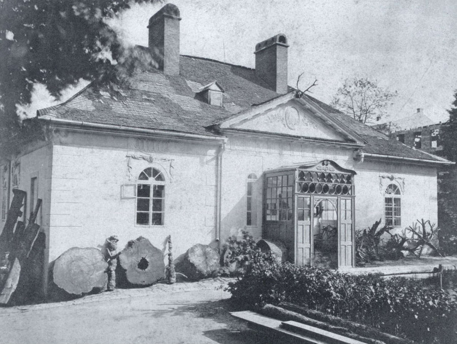 Крайова школа лісового господарства у Львові. Фото 1880-х років