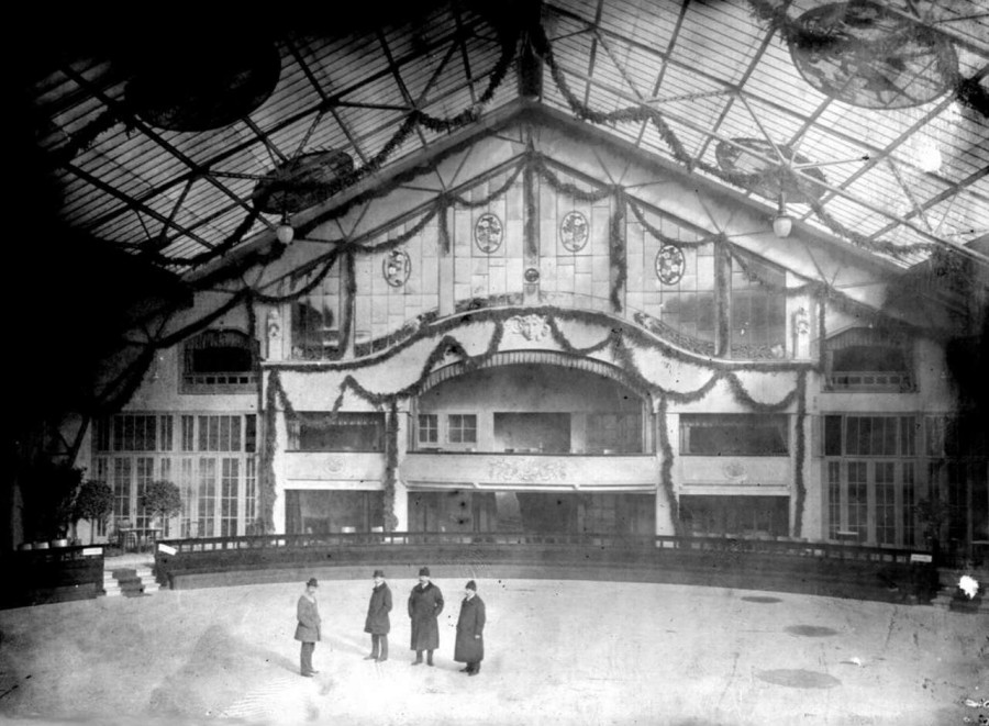 Скетінг-рінк на Зеленій. Фото 1910 року