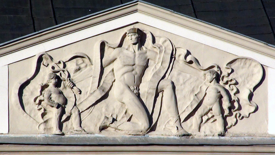 Меркурій і змії на площі Ринок