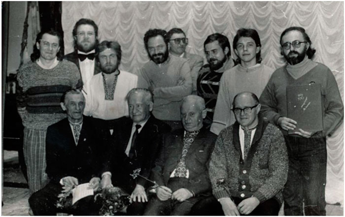 Театр-кабаре "Не журись!" (1989) і джаз-капела "Не журись" (1947-50) (фото зі сторінки Андрія Панчишина у Facebook)