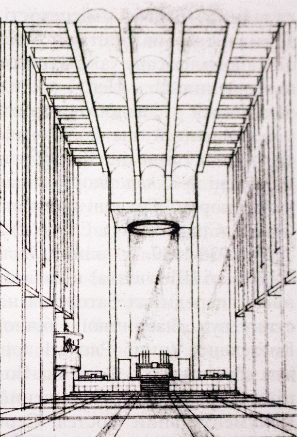 Проект інтер’єра костелу Св. Вінсента де Поля, 1938 рік