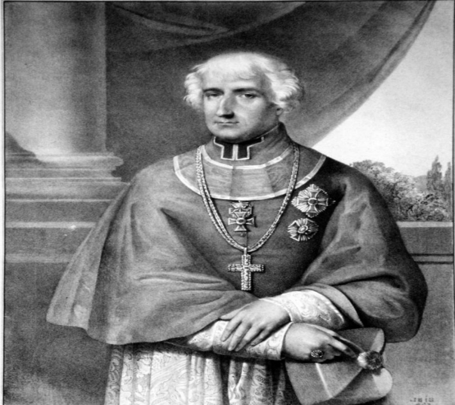 Анджей Алоїзій Анквич, літографія 1834 року