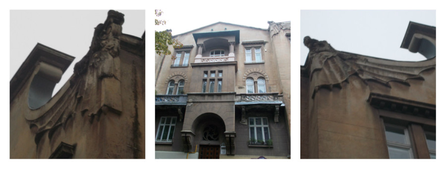 Дракони з крилами, вулиця Івана Франка, 50