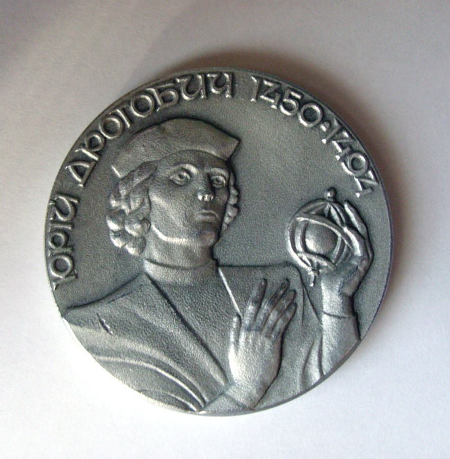 Аверс пам' ятної медалі, з нагоди 500-річчя публікації "Прогностичної оцінки..."