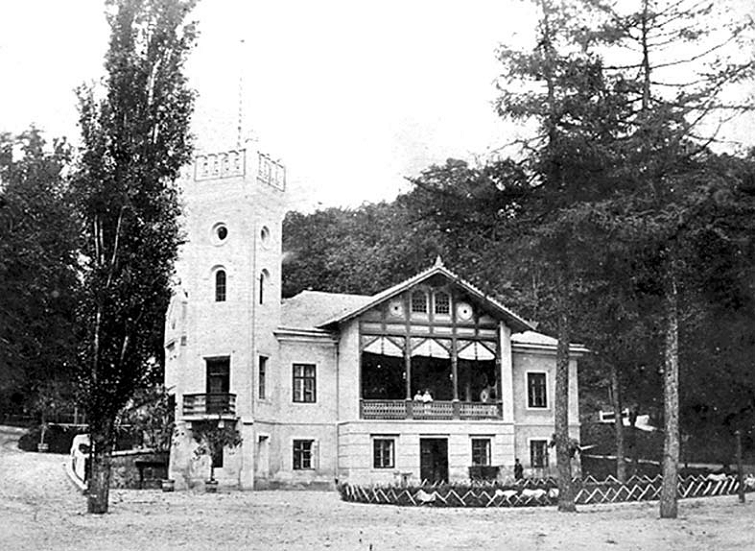 «Нова» стрільниця на вулиці Лисенка. Вигляд до реконструкції. Фото 1872-1890 рр.