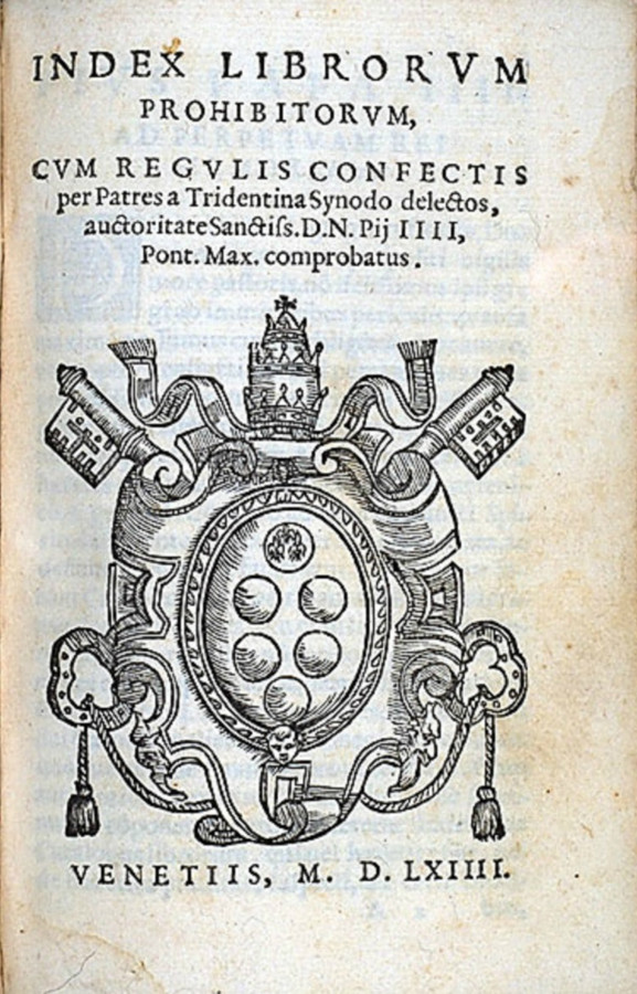 Індекс заборонених книг, 1564 рік