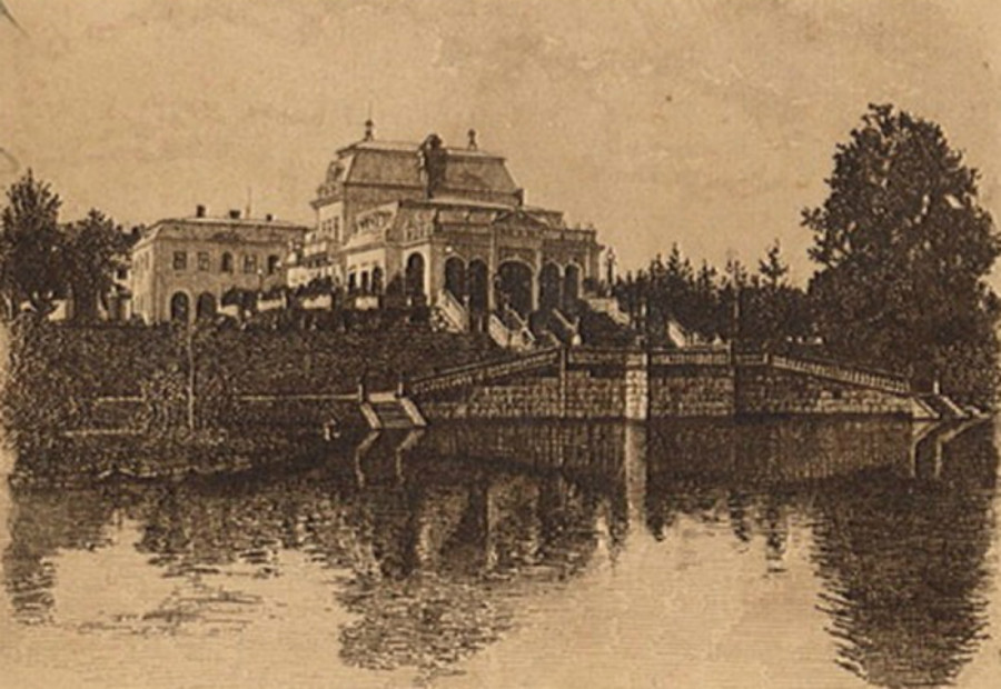 Палац родини Баворовських у Острові