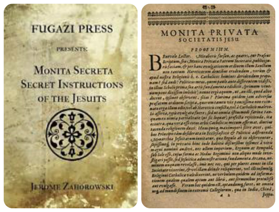 Фрагмент і перевидання книги Єроніма Загоровського "Monita private"