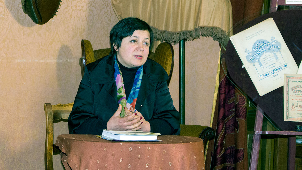 Cтарший науковий співробітник Музично-меморіального Музею Соломії Крушельницької у Львові Олександра Кирик