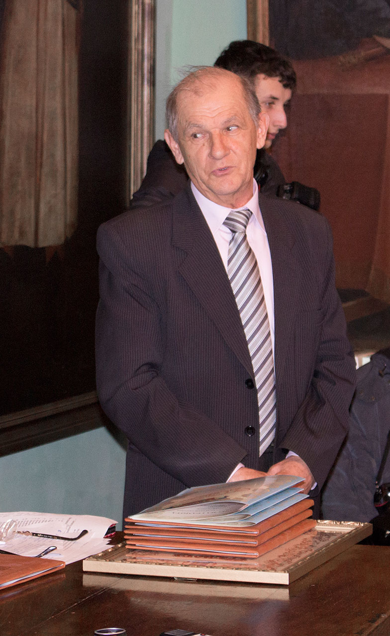 Завідувач відділу національної галереї мистецтв «Олеський замок» Роман Соломко під час відзначення 40-річчя музею-заповідника «Олеський замок».