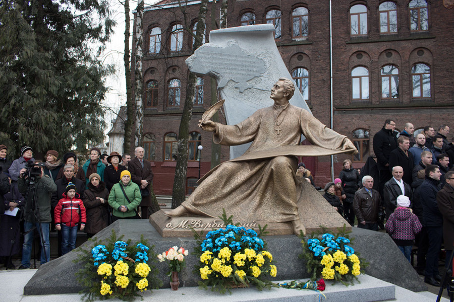 Пам'ятник о.Михайлу Вербицькому, 27 грудня 2015 року