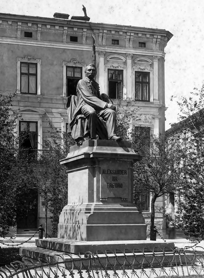 Пам'ятник Александру Фредру, 1920 рік