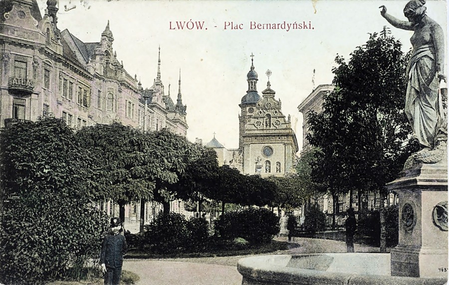Скульптура Світезянки, Тадеуша Блотніцького. Фото 1910 р.