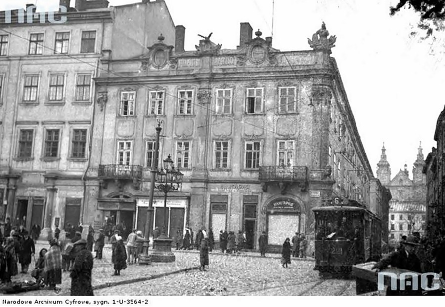 Книгарня НТШ, площа Ринок 10, поч.ХХ ст.