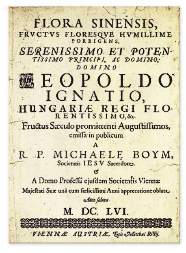Обкладинка твору "Flora Sinensis". Фото з muzhp.pl