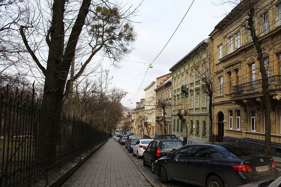  Сучасний вигляд вулиці Соломії Крушельницької у Львові