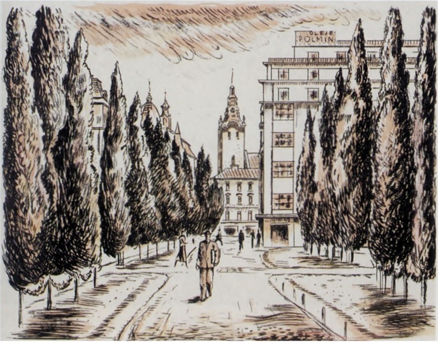 Людвік Тирович. Вулиця Академічна. 1932 р.