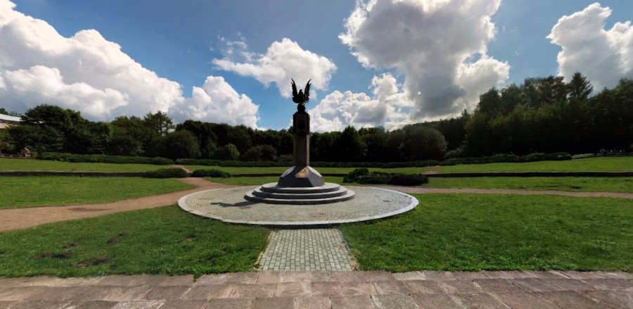 Поляна в стрийському парку, де розміщувалась "Підкова". Сучасне фото