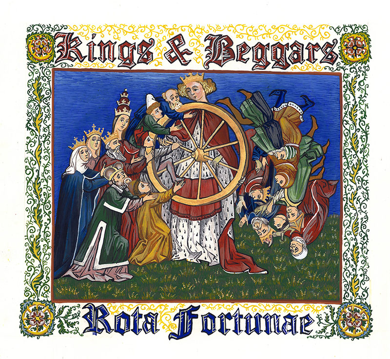 Ілюстрація до альбому "Rota Fortunae", 2015. Фото з http://www.kings-and-beggars.com.ua