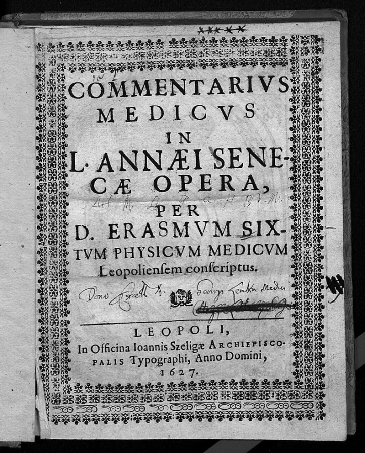 Фрагмент "Медичних коментарів..." Еразма Сикста. Фото з www.medievist.org.ua