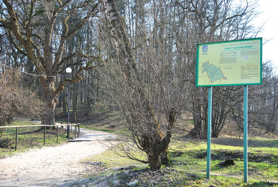 Парк Залізна Вода - улюблене місце Рерінга, котрий він впорядковував найдовше, і котрий зараз в запущеному стані.